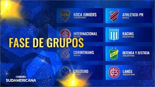 CÓMO VA A FUNCIONAR EL SORTEO DE LA CONMEBOL SUDAMERICANA [upl. by Richy965]