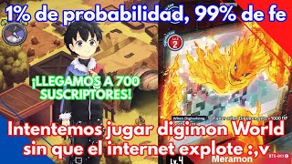 ¡Llegamos a 700 suscriptores Si todo sale bien jugamos Digimon World uwu  Hunter Hero M [upl. by Lubow]