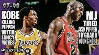 Kobe Bryant vs Michael Jordan Highlights 19980201  51pts All Kobe Killing Pippen [upl. by Claudianus]