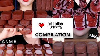 ASMR COMPILATION EATING TICO ICE CREAM [upl. by Hambley]