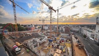 construction site time lapse shopping mall  Minto Mönchengladbach  MFI [upl. by Charie]