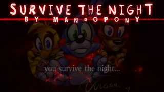 KARAOKE quotSurvive the Nightquot  Five Nights at Freddys 2 song by MandoPony [upl. by Sancha]