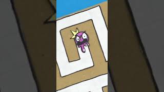 GRIMACE SHAKE Vs RAINBOW FRIENDS BLUE  DIY Maze Walkthrough Game [upl. by Seni445]