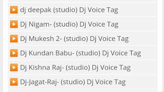 Dj Voice Tag Kaise Banaye Mobile Me Se 2024  Dj Voice Tag Maker Online Hindi [upl. by Enelyw]