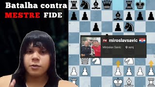 QUASE O IMPOSSÍVEL A Partida que NINGUÉM Esperava Contra um Mestre FIDE ♟️ [upl. by Treiber]