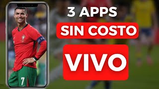 3 APPS LEGALES PARA VER FÚTBOL SIN COSTO [upl. by Davide397]