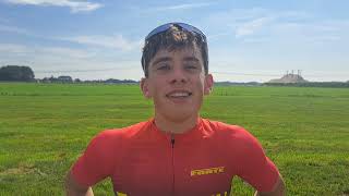 Stijn Vlieland wint de Salverda Omloop van de IJsseldelta bij de nieuwelingen [upl. by Tomlinson423]