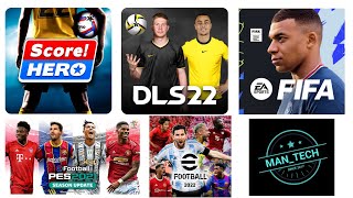 TOP 5 DES MEILLEURS JEUX DE FOOTBALL SUR ANDROID ET IOS 2022 [upl. by Yleik355]