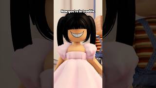 😰 MY SCARY LITTLE SISTER roblox berry shorts [upl. by Mukul407]