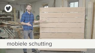 maak je eigen schutting op wielen  diy  vtwonen [upl. by Mickie476]