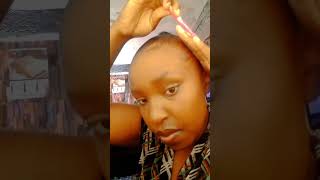 lets style ma hair together used braids😘😘😘🔥🔥🔥🔥 protective hair style easy and simple [upl. by Rhine]