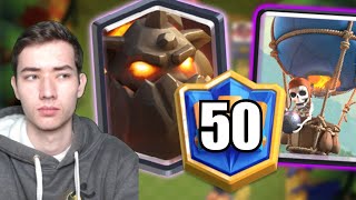 TOP 50 GLOBAL 🏆  Lavaloon Pro zu Gast  Clash Royale deutsch [upl. by Otrevlig]