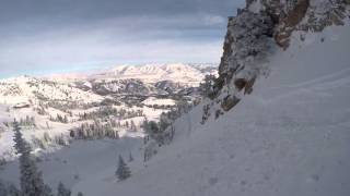 Lone Tree Snowbasin UT GoPro Skiing [upl. by Oznohpla]