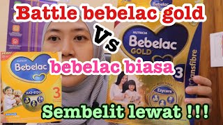 BETTLE BEBELAC GOLD VS BEBELAC BIASA TAHAP 3ALASANKU GANTI SUSU BENERAN ANTI SEMBELIT [upl. by Sena496]