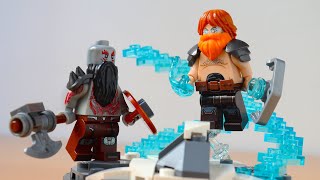 LEGO Kratos vs Thor from God of War Ragnarok MOC [upl. by Debora]