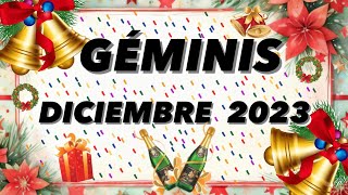 GÉMINIS DICIEMBRE 2023 LO QUE MERECES…🙌🏼NO IMAGINAS LO QUE LOGRAS ESTE MES 🍀💵¡GRAN ALEGRÍA [upl. by Rokach]