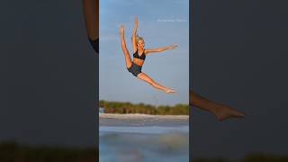 Naomi dancing at the sunset beach dancephotography ballerina [upl. by Vassar335]