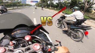 Zx10r dợt đềpa một mình bị Exciter Tự Do gõ [upl. by Pasahow831]