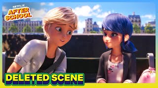 Marinette  Adrien 😍 DELETED SCENE  Miraculous Ladybug amp Cat Noir The Movie  Netflix [upl. by Ahsa]