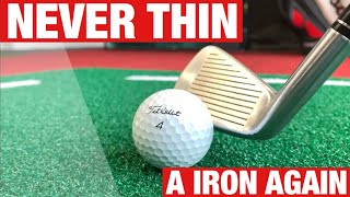 NEVER THIN A IRON AGAIN  AMAZING GOLF DRILL [upl. by Chill]