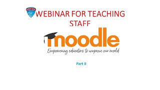 Video Tutorial CCST Lecturers  Moodle v 44  Part 2 [upl. by Nyrmak118]