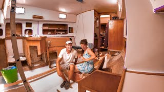 Painting our RESCUED sailboat [upl. by Dena729]