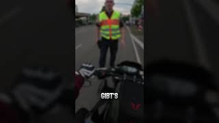 Ein knackiges Gespräch mit der Polizei motorrad fahren motovlog motovlogger [upl. by Ezar577]