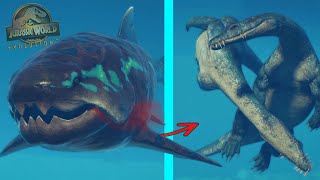 DUNCLEOSTEUS ARCHELON Y TODOS NUEVOS DINOSAURIOS MARINOS el pez asesino Jurassic World Evolution 2 [upl. by Diskson]