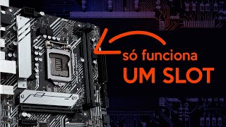 PC SÓ FUNCIONA EM 1 SLOT NÃO PEGA EM DUAL CHANNEL  DICA [upl. by Eanahs]