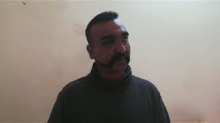 Pakistan military releases video of captured Indian pilot [upl. by Ellenod480]