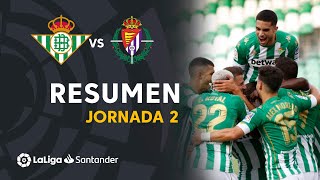 Resumen de Real Betis vs Real Valladolid 20 [upl. by Alessandra484]