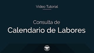 Tutorial Consulta de Calendario Judicial de Labores [upl. by Jaan694]