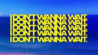 David Guetta amp OneRepublic  I Dont Wanna Wait Official Lyric Video [upl. by Revolc]