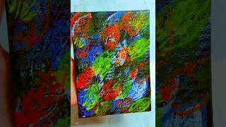 Leaf painting🖌️ Acrylic paintingpaintingtutorialpaintingtechniquesshortvideoytshorts [upl. by Aizat]