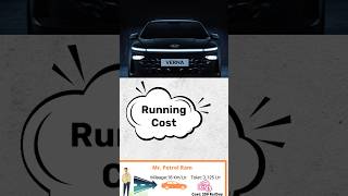 Hyundai Verna Emi Running cost  Hyundai Verna Base Model Ka Price Kya Hai yt [upl. by Karen]