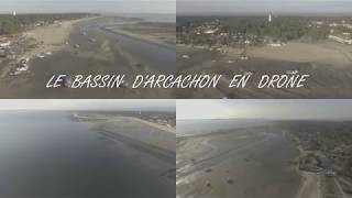 BASSIN DARCACHON EN DRONE LE CAP FERRET 4K [upl. by Cammi613]