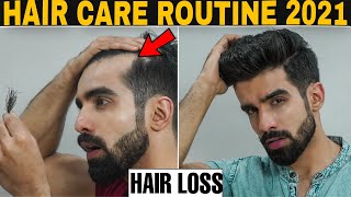 AFFORDABLE HAIR CARE ROUTINE for HAIR LOSS amp DANDRUFF HAIR FALL SOLUTION  HAIR THINNING HINDI [upl. by Nosae132]