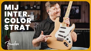 Japanese Excellence Fender Made in Japan Limited International Color Stratocaster Demo amp Review [upl. by Finnigan]