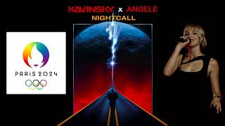 OFFICIAL OLYMPIC GAMES 2024 PARIS CLEAN AUDIO  Kavinsky ft Angele  Nightcall [upl. by Goines]