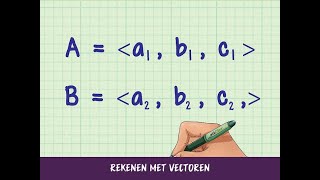 Rekenen met vectoren [upl. by Aicilaana415]