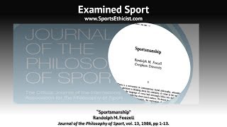 Examined Sport Feezell quotSportsmanshipquot [upl. by Chabot]