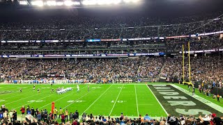 Raiders vs Chargers Sideline View Daniel Carlson Game Winning Field Goal Sunday Night Football NFL [upl. by Alvera]