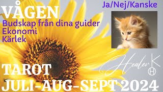 Vågen ♎️ JuliAugustiSeptember 2024 Tarot  Healer K [upl. by Dranyer271]