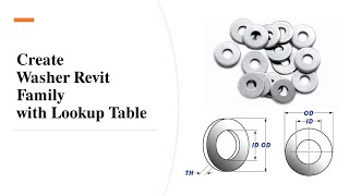 How to create Washer Revit Family Parametric [upl. by Yerok456]