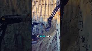 Excavator men uses their brain  shorts youtubeshorts facts jcbconstruction [upl. by Aicilram]