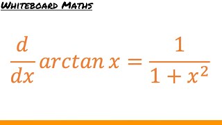 Derivative of arctan x [upl. by Halehs]