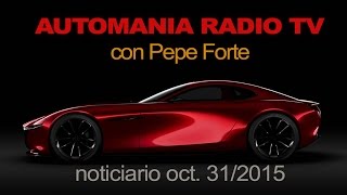 Automania Radio TV • Noticiario Oct31 2015 [upl. by Kelcey]