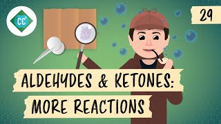 Aldehyde and Ketone Reactions  Hydrates Acetals amp Imines Crash Course Organic Chemistry 29 [upl. by Latsryc]