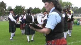 The Soo Pipe Band Grade 3 Alma Highland Festival Sunday 29 May 2011mpg [upl. by Hedaza]