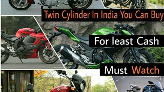 Twin Cylinder Bikes You Can Buy In India For least money [upl. by Yzzo860]